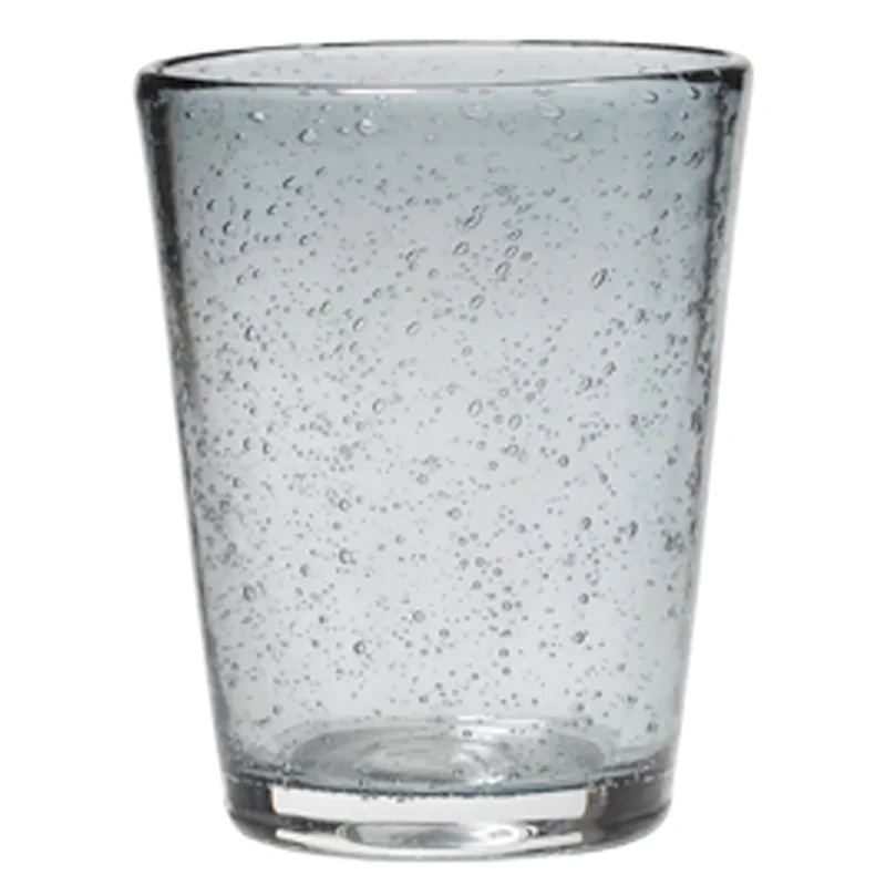 Broste Bubble tumblerglass 25 cl, grå