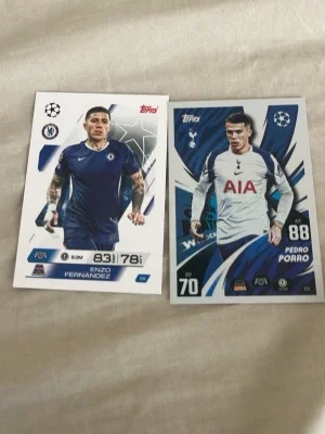 Match Attax fotbollskort Chelsea & Spurs