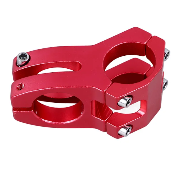 31,8 mm Mountain Bike Stem Kort Styre Stem for Landeveissykkel BMX Fixie Gear Sykling Aluminium Legering Rød