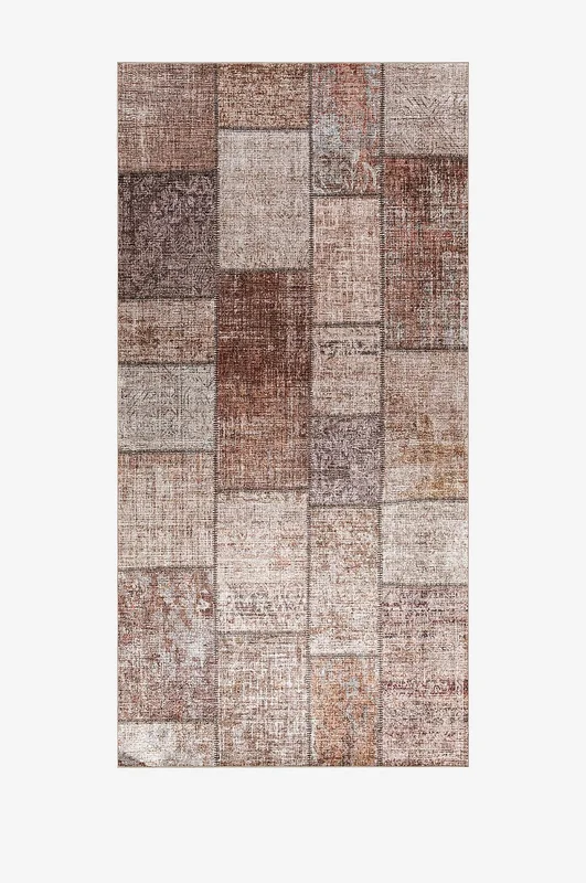 KM Home - Tvättbar Matta Amber - Brun - Plastmattor - 80X150 - Från Homeroom