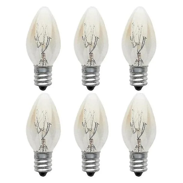 10st E12 Glödlampa 220v-240v 10w C7 Glödlampa - Varm Färg - Glödlampa/Volframlampa
