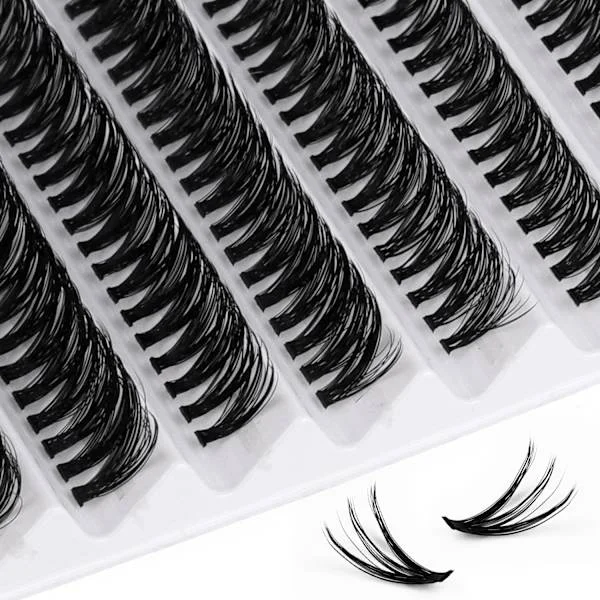 200 Kluster Lösögonfransar - Voluminös och Naturlig Look