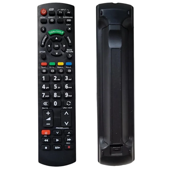 Fjernbetjening til Panasonic TV N2QAYB Sort