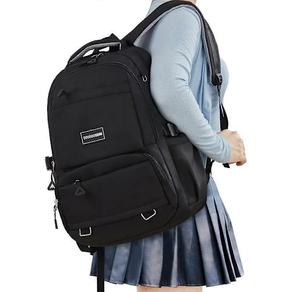 Letvægts Skole Rygsæk Dame, Sød Skoletaske til Piger, Laptop Rygsæk til Skole Casual Daypacks Rejse Rygsæk til College Arbejde
