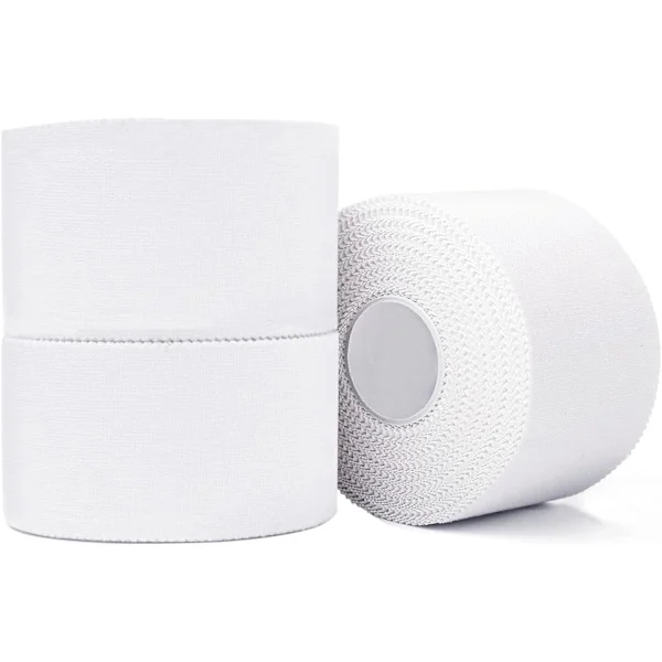 3 rullar zinkoxidtejp, 3,8 cm x 10 m atletisk tejp, sporttejp för fotled, handled, knä, finger - klättring, BJJ, boxning, Jiu Jitsu