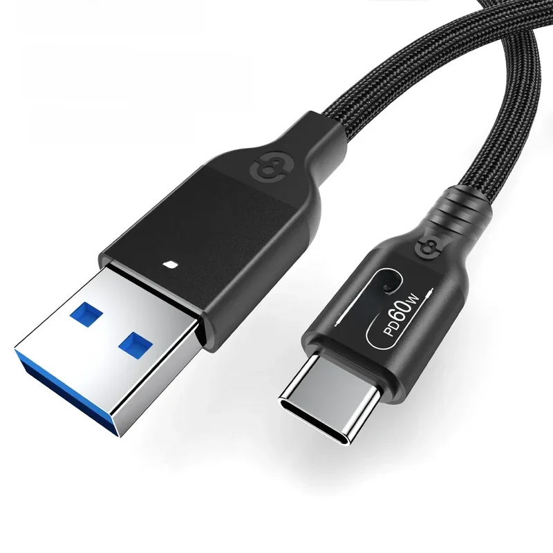 AliExpress - USB3.2 USB3.1 Gen2 10 Gbit/s Kabel USB-A auf USB Typ C Kabel 3A 60 W Schnellladung 10G Datenübertragungskabel USB-C für SSD-Festplatte