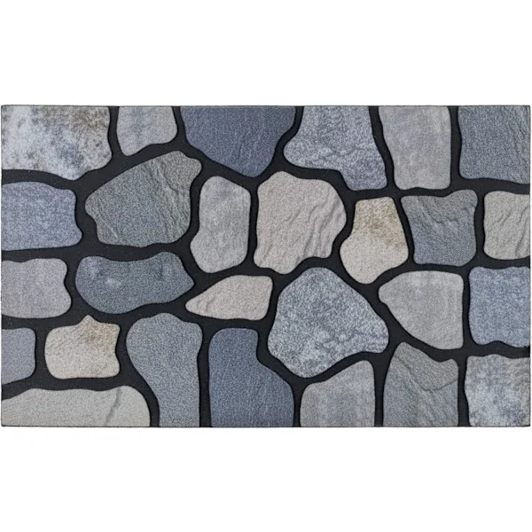Kynnysmatto, 50 x 80 cm, Ulkokäyttöön, Kestävä, luistamaton kumipohja
