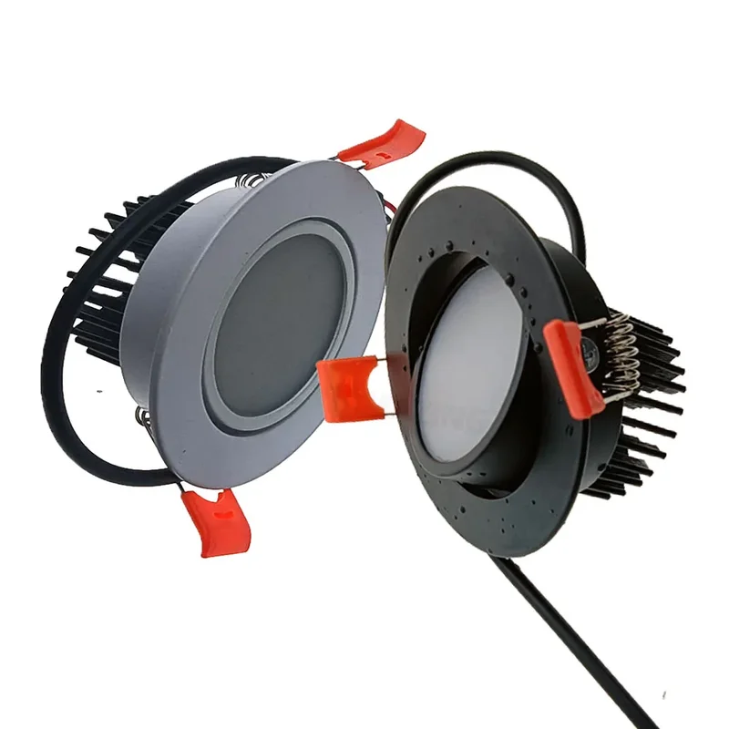 AliExpress - Angle réglable DC 12V 24V 36V 48V LED Downlight IP65 IP66 IP67 extérieur étanche 6W 9W 12W avant-toit plafonnier Spot