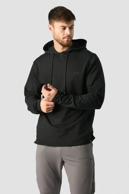 ICANIWILL - Stride Hoodie Black - Herr - Träningskläder från ICIW