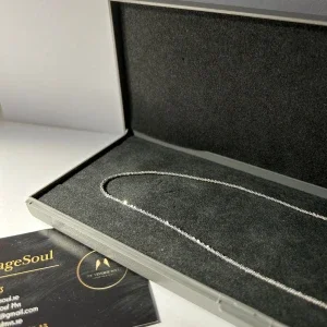 925 silver halsband med stenar