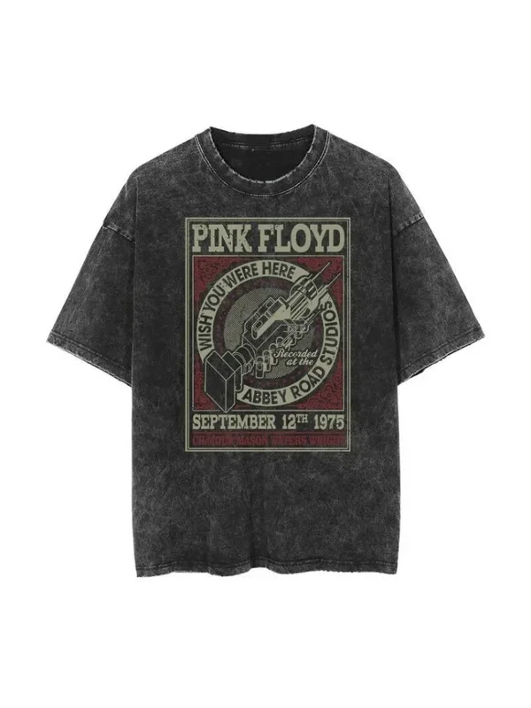 AliExpress - T-shirt pour homme Floyd Rock Pink Delayed Washed, nouvelle arrivée, vêtements pour homme, t-shirt graphique, t-shirt pour homme, ropa 
