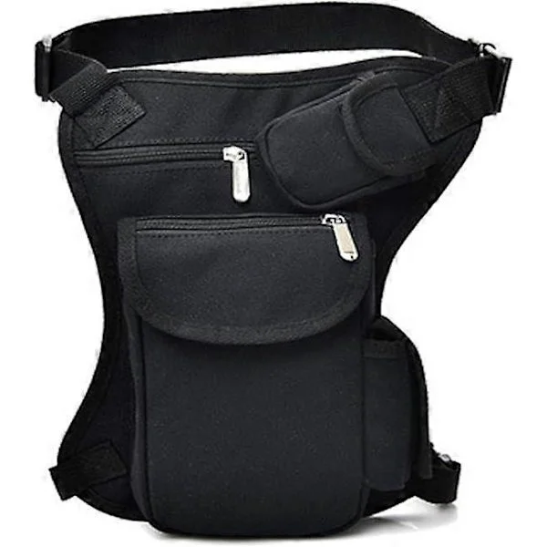 Canvas Hiking Waist Bag Tactical Leg Bag Wallet Running Waist Belt Hip Bag Outdoor Motorcycle Bicycle Bag