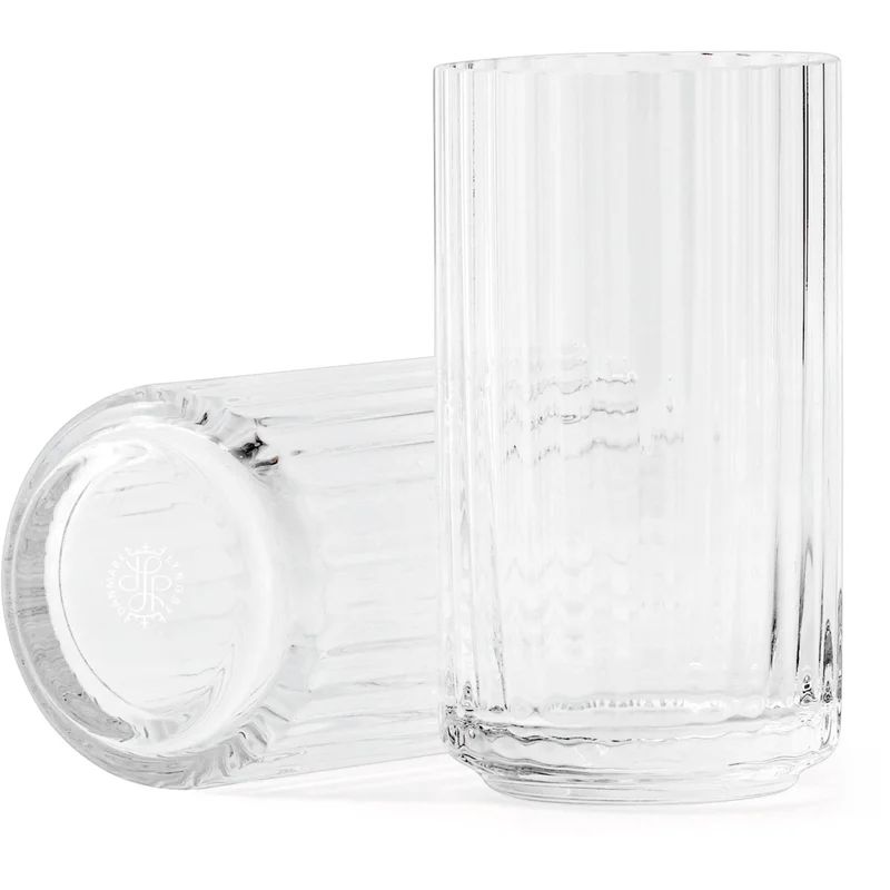 Lyngby porcelæn Vase 31 cm Glass Clear' - 'Klar