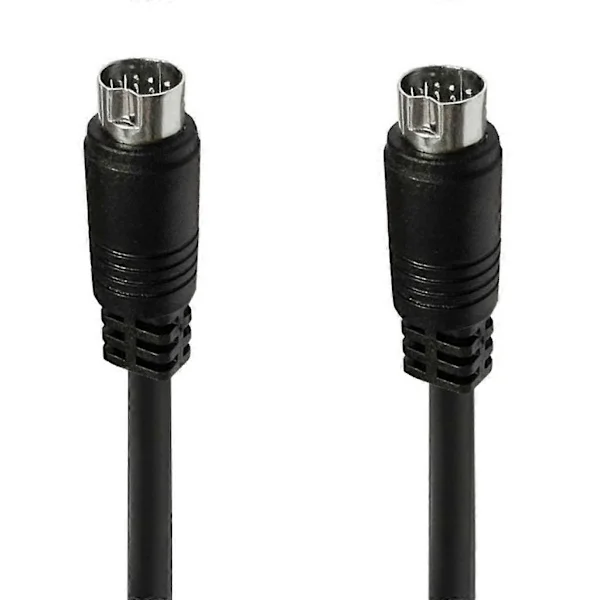 3/1,5/1/0,5 m 10-stifts hane till 10-stifts hane S-videokabel för TV-mottagare och monitorer 3 m