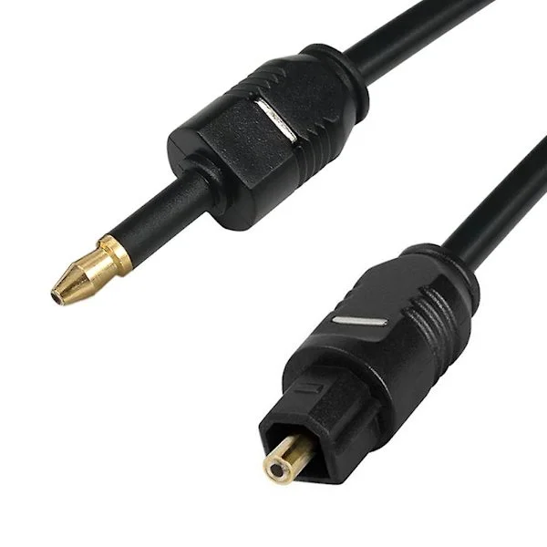 Mini-kabel 3,5 mm SPDIF optisk fiberkabel 3,5 till optisk ljudkabeladapter för Macbook 5M
