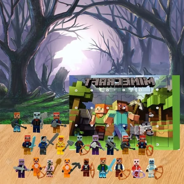 Julekalender med LEGO-klosser - 24 dagers overraskelsesboks for barn-FF- 0.25