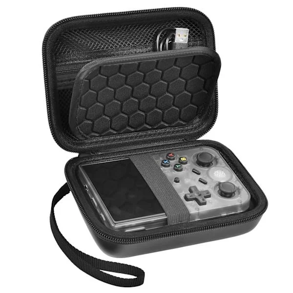 2025 Siste Modell Reiseveske Kompatibel med RG353V/ RG353VS/ R36S/ R36MAX Retro Håndholdt Spillkonsoll, Håndholdt Emulator Oppbevaring-FX-
