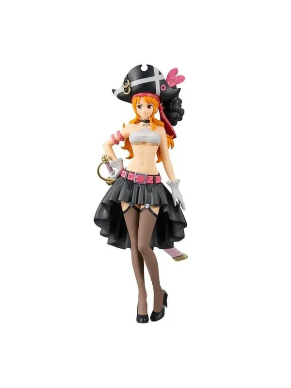 AliExpress - 19CM Anime One Piece Nami Schwarze Kleidung Action Figure ONE PIECE FILM RED Dress Up Figur PVC Sammeln Modell Spielzeug kind Geschenk