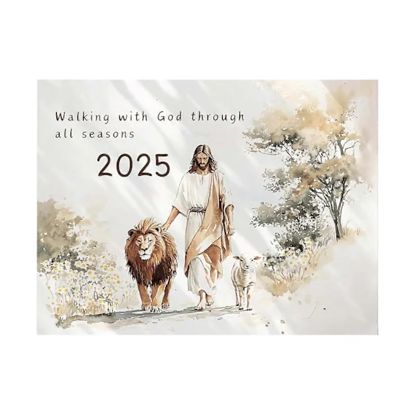 2025 Jeesus Seinäkalenteri Uskonnollisia Taideteoksia Seinäkalenteri Raamatun Jakeita Riippuva Kuukausikalenteri Kristuksen Ystäville