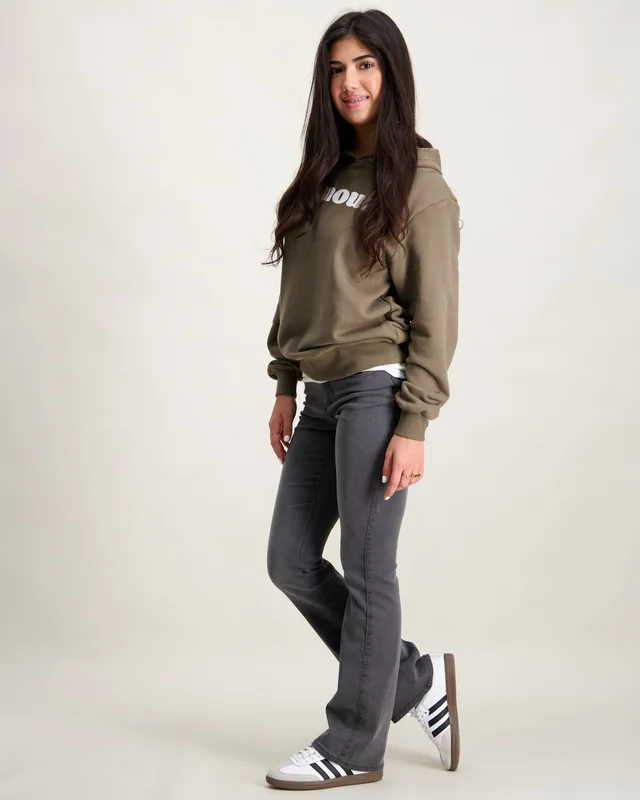 Kids ONLY KOGROYAL LIFE REG FLARED PIM021 Harmaa Farkut Tytöt - Kids Brand Store