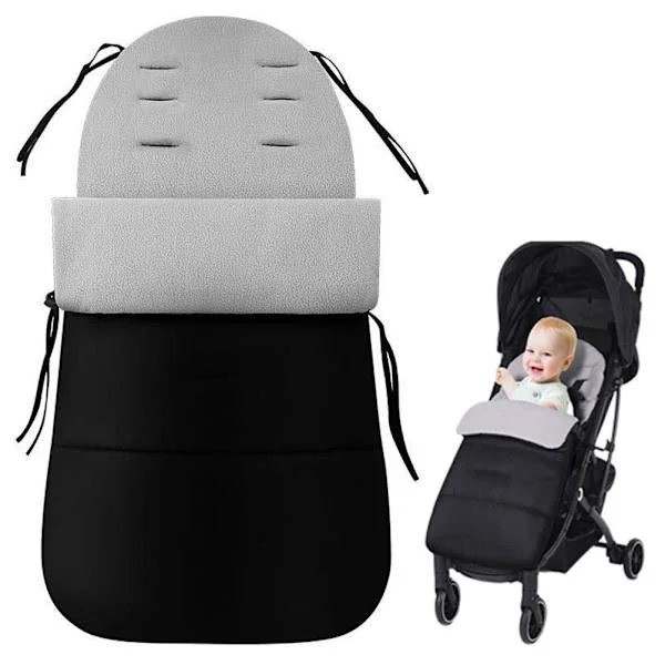 Universal sovepose for barnevogn, vanntett fotpose, vindtett, vinter