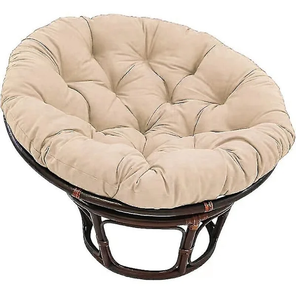 Runde Tuftede Stolputer Tykke Ensfargede Komfortable Gulvputer, Hageputer, Rotting Lenestolputer (40cm*40cm)