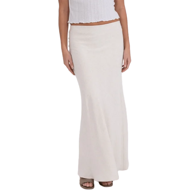 Neo Noir Viso Linen Skirt Kjolar Dam Beige 36
