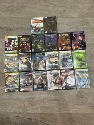 Samling av Xbox 360 och PC-spel 22kr ST! Alla för 450kr