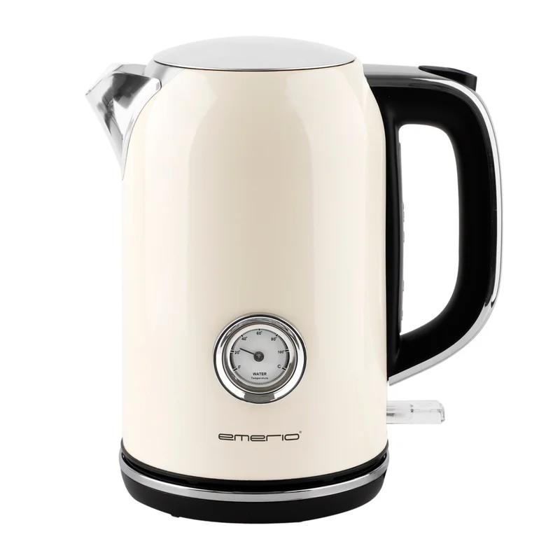Emerio Retro vattenkokare 1,7 liter, ivory | Köksmaskiner > Vattenkokare | Bagaren och Kocken