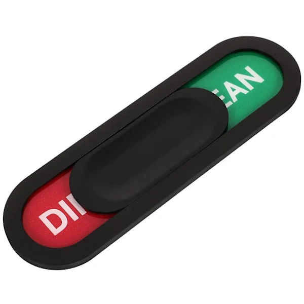 Oppvaskmaskin Rengjør Magnet Skitten Rengjør Skilt Oppvaskmaskin Magnetisk Skilt Oppvaskmaskin Tilbehør [DB]