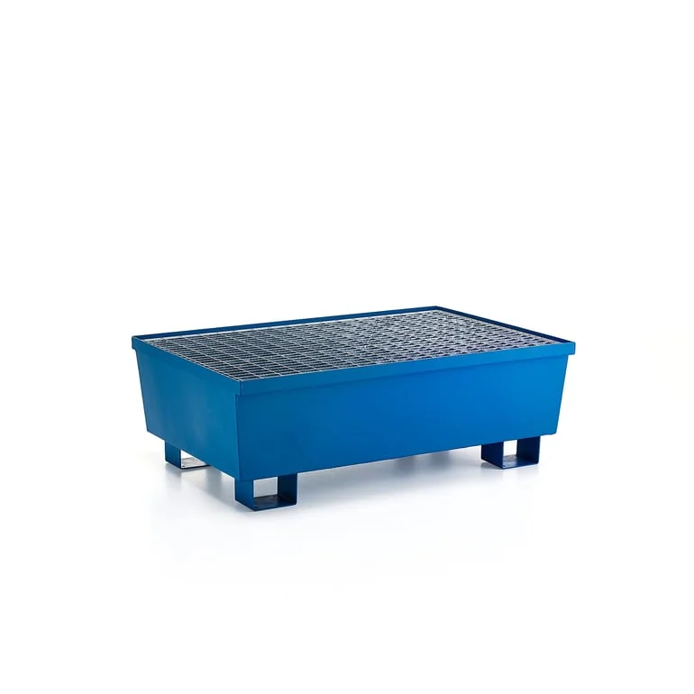 Paleta na beczki + kratka, na 2 beczki w pionie, 1200x800x415 mm, 222 L