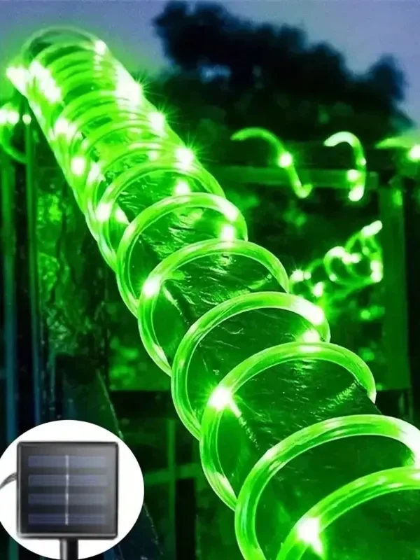 AliExpress - Solar Rope Lights Solar LED Light Path Deck Outdoor Garden Solar Lichtslingers Waterdichte buitenverlichting Strips 8 lichtmodi