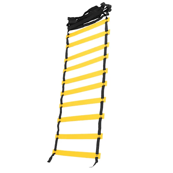 Polypropylene Training Agility Ladder Football Fitness Accessories Black Rope