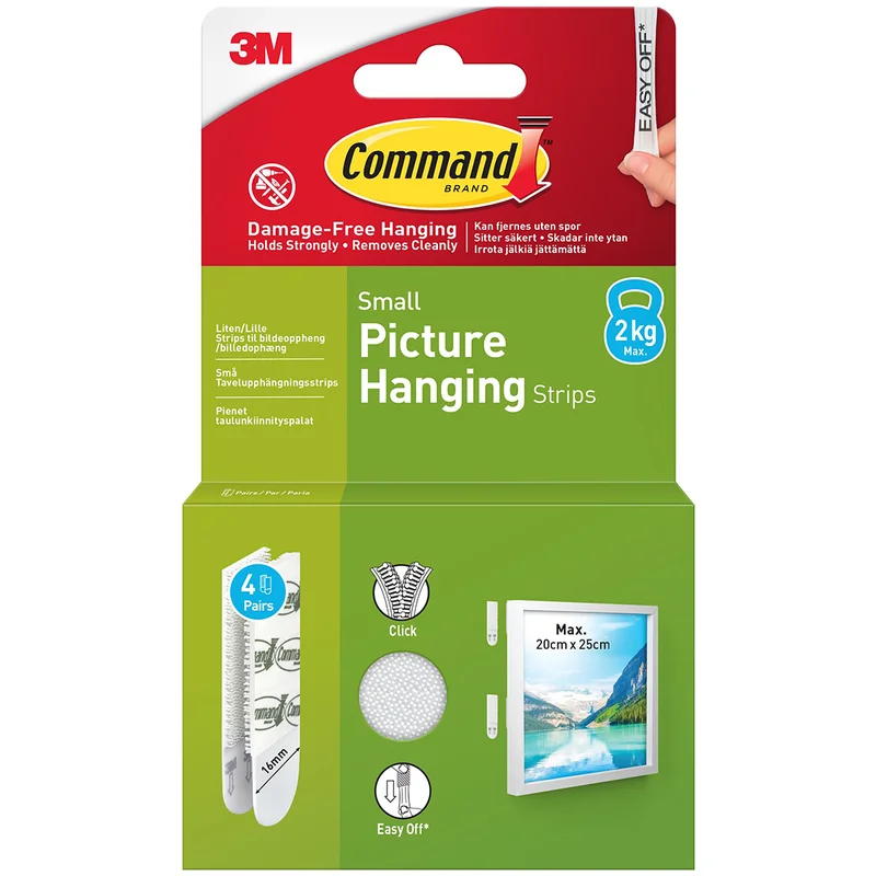3M Command Taulunkiinnityspalat Small