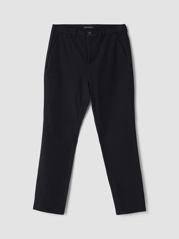 MATCH - Paris chinos - Marie Philippe - Str. 34 - Dame - Bukser & Jeans - Svart - 52% bomull, 41% viskose og 7% elastan