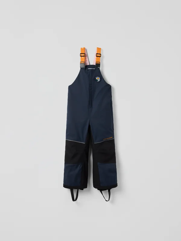 Wasserdichte wattierte Skihose POWDER - 110 - de - blue - Polarn O. Pyret
