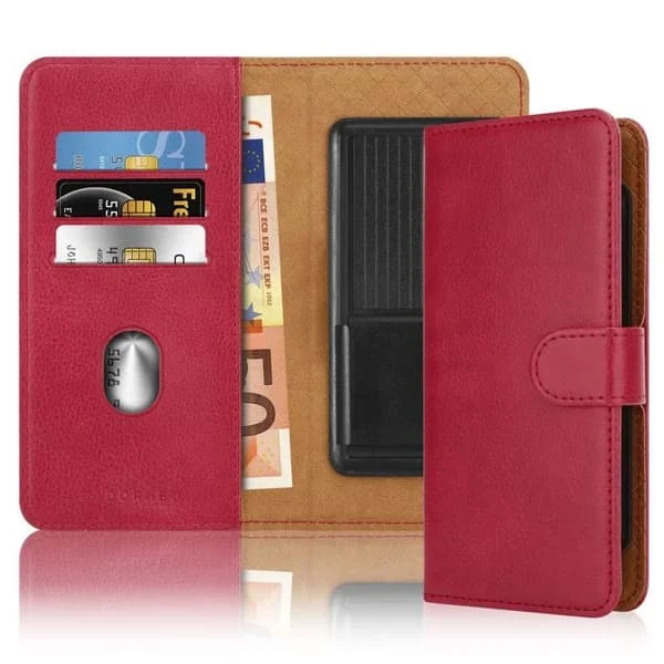 Etui för Samsung Galaxy S5 MINI / S5 MINI DUOS Fodral i RÖD Plånboks Skydd