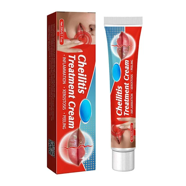 Tørre sprukne læber - Naturlig helende læbepomade, økologisk fugtighedscreme til hele dagen, behandling af cheilitis - Mænd, kvinder og børn, 