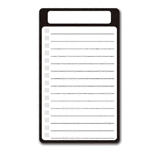 Magnetisk køleskab notesblok magnetisk indkøbsliste To Do List Pad Memo notesblok