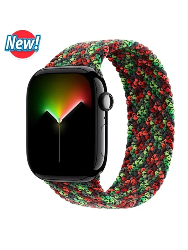AliExpress - Geflochtenes Solo Loop Armband für Apple Watch Bänder SE3 44mm 40mm 45mm 46mm 42mm 41mm 49mm Armband iWatch 11 10 9 8 7 6 5 Ultra 3 2