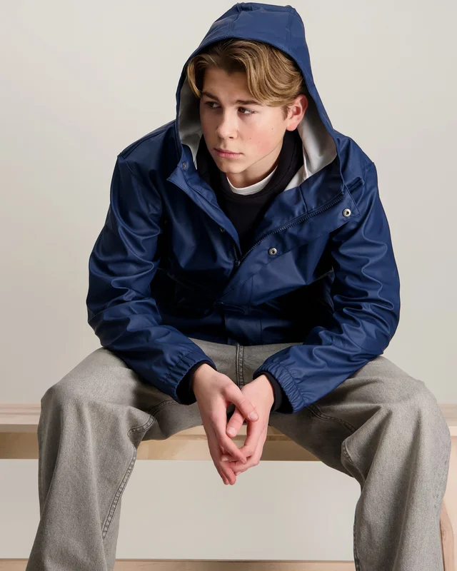 LMTD DRY10 RAIN JACKET Blå Jakker Gutt - Kids Brand Store