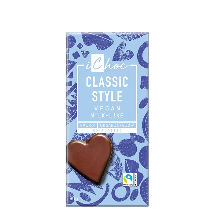 iChoc Vegansk Klassisk Sjokolade 80 g