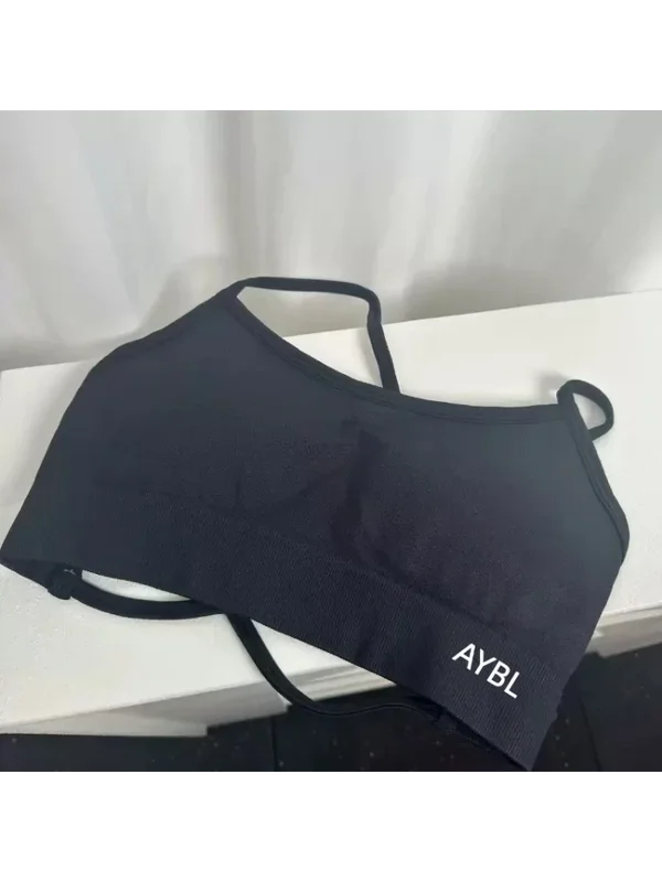 AliExpress - Sport-BH für Damen, nahtloser, gepolsterter Sport-BH mit offenem Rücken, Yoga-BH mit mittlerem Halt, Gym-Crop-Top, modischer BH