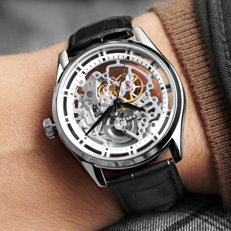 Soren Motus Automatic Skeleton Watch for Men - Skeleton watches