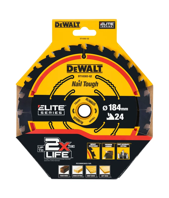 Dewalt DT10302 Sirkelsagblad 24T, Maskintilbehør & forbruk