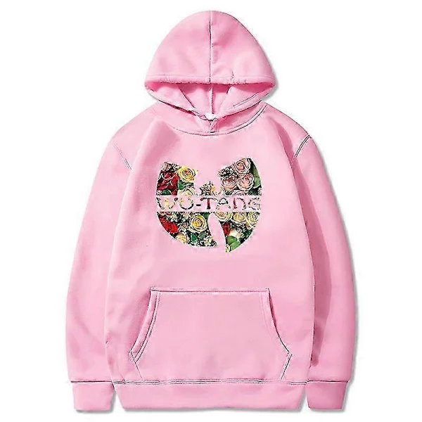Höst 2024 Ny Hip Hop Streetwear Mode Hoody Wu Tang Grafiskt Tryckt Fleece Tröja Casual Herr