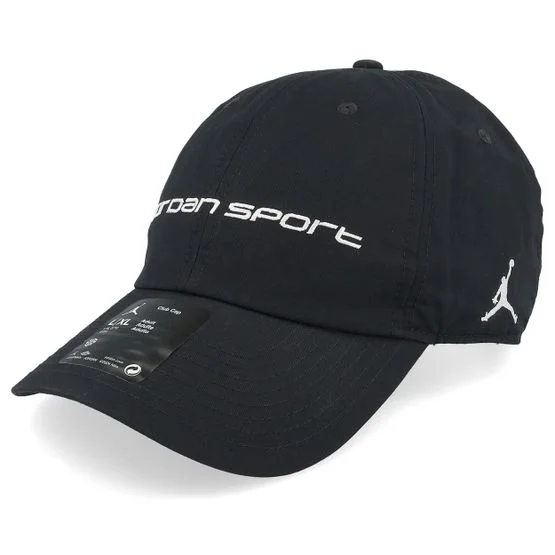 Jordan - Svart unconstructed Caps - Club Cap Us Black/White Dad Cap @ Hatstore