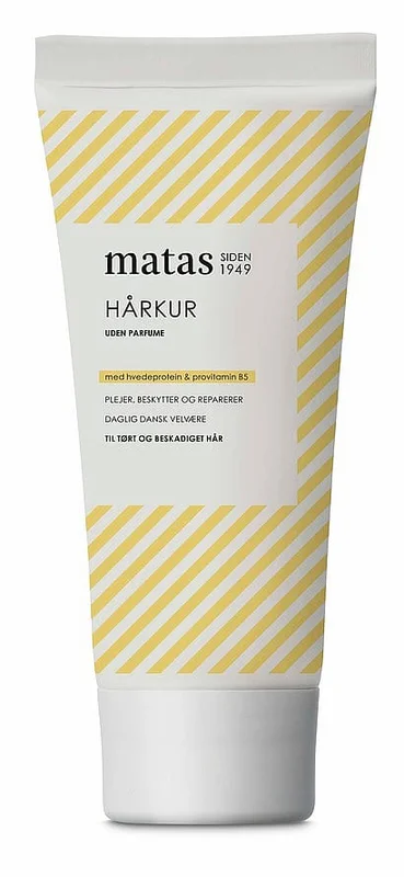 Matas Striber Hårkur til Tørt og Beskadiget Hår Uden Parfume 200 ml, Hår, Shampoo & Hårpleje, Hårkur