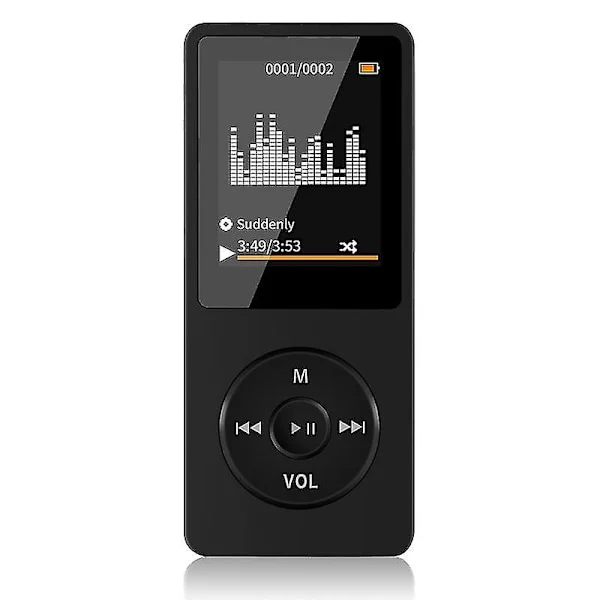 Bärbar MP3-radio, uppladdningsbar batteridriven bärbar MP3-radio digital fickradio