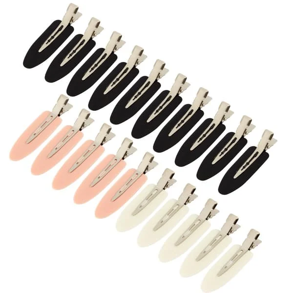 20 Pieces No Bend Hair Clips, Curl Clips, No Crease Hair Clips